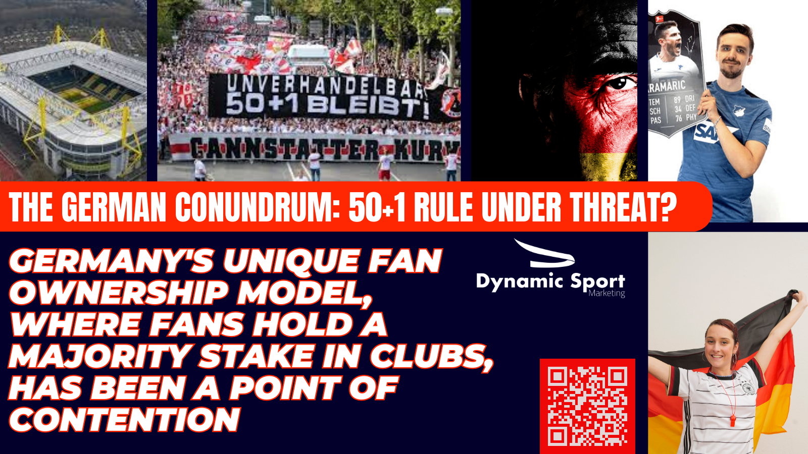 image of different photos about Germany's unique fan ownership model, where fans hold a majority stake in clubs, has been a point of contention